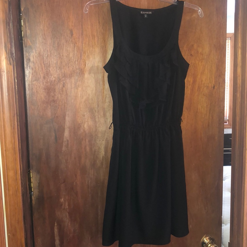 Short Black Flow Dress